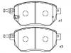 Bremsbelagsatz, Scheibenbremse Brake Pad Set:41060-CG090