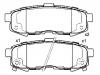 тормозная кладка Brake Pad Set:LEY4-26-43Z