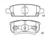 Bremsbelagsatz, Scheibenbremse Brake Pad Set:05191271AA