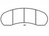 Plaquettes de frein Brake Pad Set:190429