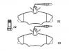 Bremsbelagsatz, Scheibenbremse Brake Pad Set:4252.68