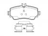 Bremsbelagsatz, Scheibenbremse Brake Pad Set:168 420 15 20