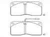 Plaquettes de frein Brake Pad Set:06902964-0