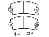 Plaquettes de frein Brake Pad Set:60 00 039 184