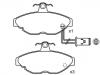 Plaquettes de frein Brake Pad Set:BHM7237