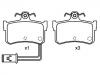 Plaquettes de frein Brake Pad Set:43022-SG9-V00