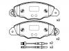 Plaquettes de frein Brake Pad Set:4251.84