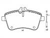 Pastillas de freno Brake Pad Set:169 420 01 20