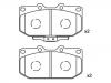 тормозная кладка Brake Pad Set:41060-37P91