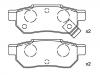 тормозная кладка Brake Pad Set:43022-ST3-E00