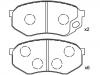 Pastillas de freno Brake Pad Set:MC862939