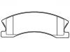 Pastillas de freno Brake Pad Set:5093183AA