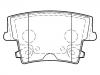 Bremsbelagsatz, Scheibenbremse Brake Pad Set:5142560AA