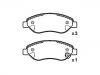 Brake Pad Set:16 05 355