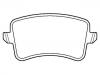 Bremsbelagsatz, Scheibenbremse Brake Pad Set:8K0 698 451