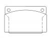 Plaquettes de frein Brake Pad Set:D106-757