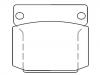 Bremsbelagsatz, Scheibenbremse Brake Pad Set:D107-758