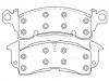 Plaquettes de frein Brake Pad Set:18005441