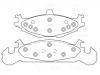 Bremsbelagsatz, Scheibenbremse Brake Pad Set:D219-7133A