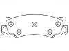 тормозная кладка Brake Pad Set:D36-779