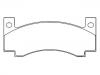 刹车片 Brake Pad Set:3744449