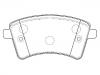 Plaquettes de frein Brake Pad Set:77 01 209 864