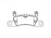 Plaquettes de frein Brake Pad Set:958.352.939.50