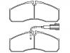 тормозная кладка Brake Pad Set:50 01 874 888