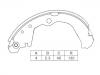 刹车蹄片 Brake Shoe Set:K1195