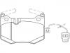 Bremsbelagsatz, Scheibenbremse Brake Pad Set:04466-0W070