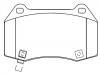 тормозная кладка Brake Pad Set:45022-S6M- J52