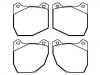 Plaquettes de frein Brake Pad Set:RJR698151