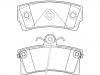 тормозная кладка Brake Pad Set:F1010371510