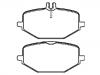 тормозная кладка Brake Pad Set:000 420 51 02