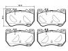 刹车片 Brake Pad Set:000 420 04 04